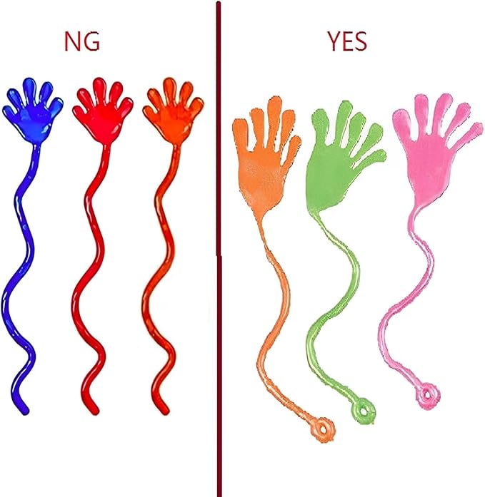 Tuko 20PCS Sticky Hands, Sticky Finger, Kids' Party Favor Sets, Fun Toys, Party Favors, Wacky Fun Stretchy Sticky Hands, Halloween Party Favors, Birthday Parties, Toys for Sensory Kids,20PCS