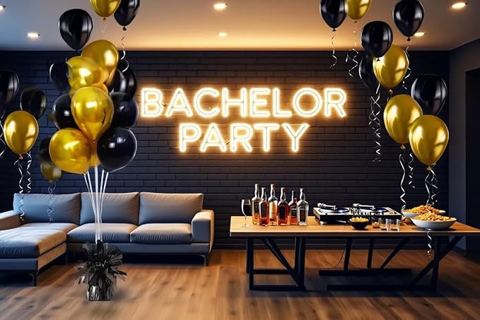 Aluminum Foil Balloon Weights for Parties (6 pcs) - 0.31lb (140g) Each - Premium Balloon Anchors for Birthday, Wedding, Dinner, Indoor & Outdoor Decorations(Black 6pcs)