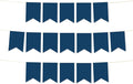 Andaz Press Hanging Pennant Banner with String, Navy Blue, 1-Set, 24 Pennants, Approx. 12-Feet Long