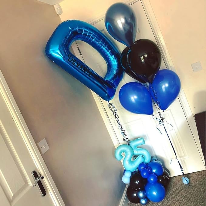 40 Inch Blue Letter Y Balloons Alphabet Y Letter Balloons Foil Mylar Big Letter Balloons for Birthday Party Anniversary New Year Graduation Wedding Decorations
