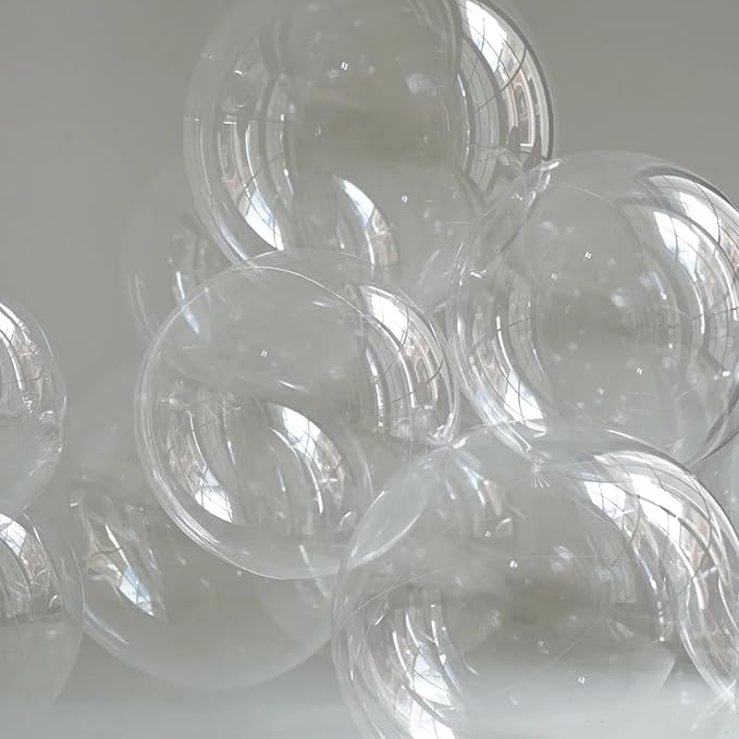 105pcs Clear Balloons 12inch Party Latex Balloons for Boys Girls Birthday Baby Shower Gender Reveal Wedding Sunflower Party Decorations
