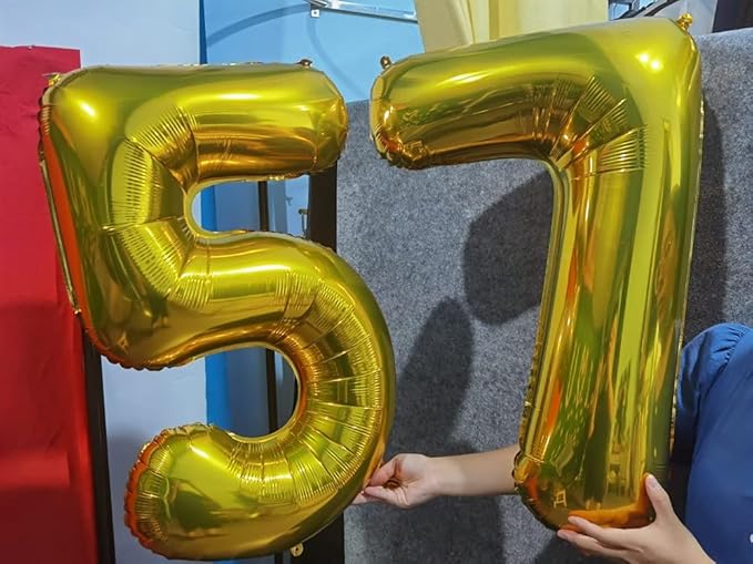 32 Inch Gold Number 8 Balloons Foil Ballon Digital Birthday Party Decoration Supplies (Gold Number 8 Balloon)