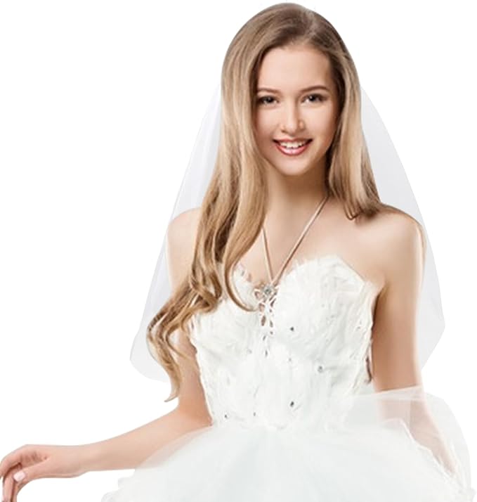 Bride To Be Embroidered Veil, Bride Veil for Bachelorette Party White Veils for Brides Accessories for Bridal Showers Favor