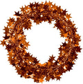 PMU 25 Ft Star Wire Shiny Garland Orange - Halloween, Christmas Party, Wedding, Birthday, Festive Home Decoration Ornament Orange