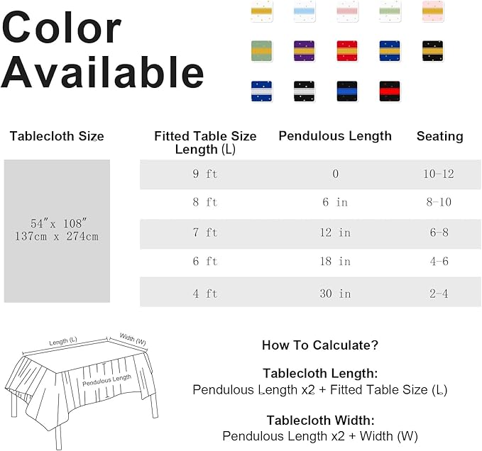 12 Pack Blue and Gold Tablecloth Party Decorations Plastic Blue Tablecloth Printed Gold Table Runner 54 x108 Inch Disposable Rectangle Table Cover for Birthday Wedding Graduation Anniversary