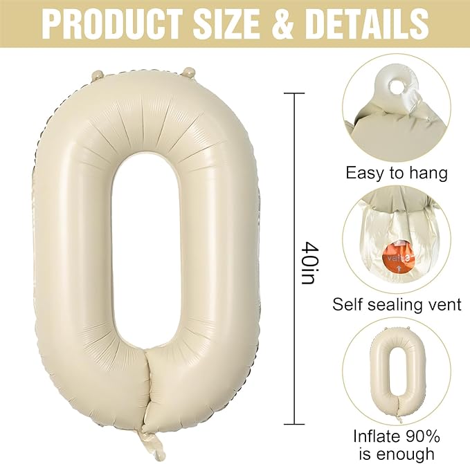 Cream LOVE Letter Balloons,40 Inch Love Balloon Beige Helium Big Nude Balloon for Anniversary Wedding Party Decorations