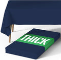 Pureegg Rectangle Table Cloth 60" x 84" – Durable Polyester Tablecloth Offers Reusable & Washable Protection, Ideal for Outdoor Party, Picnic, Wedding, Banquet and Birthday, Navy Blue