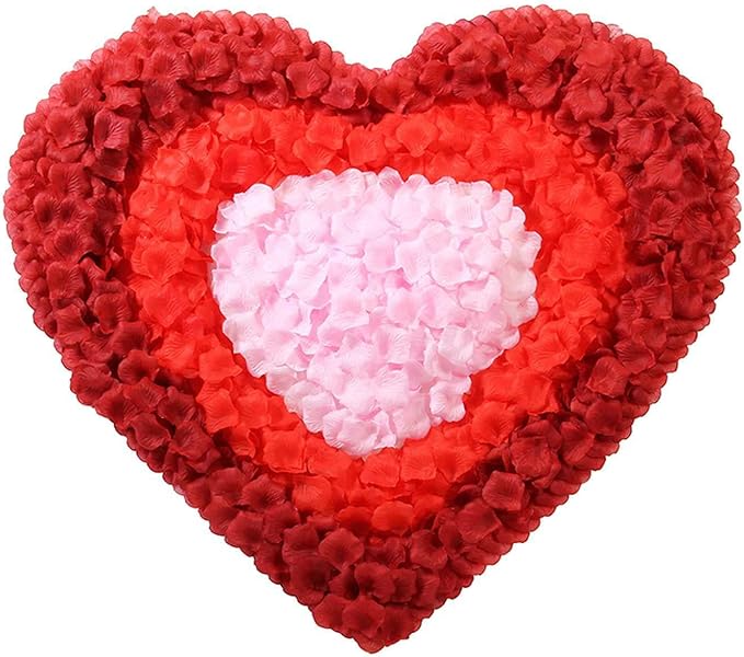 CODE FLORIST 2200 PCS Silk Flower Rose Petals for Wedding Decorations (Light Pink)