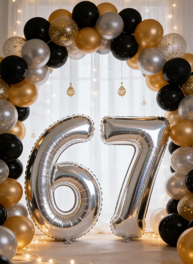 40 Inch Laser Silver 1 Balloon for First Birthday, 1st Number Balloons Birthday Decorations for Girl Kids Toddler Baby, One Giant Number 1 Balloon
