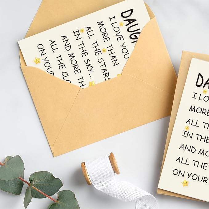 Birthday Card Daughter | Birthday Card for Daughter | Daughter Birthday Card | Daughter Birthday Card from Mom & Dad & Parents | Funny & Happy Birthday Card & Gifts for Adult Daughter