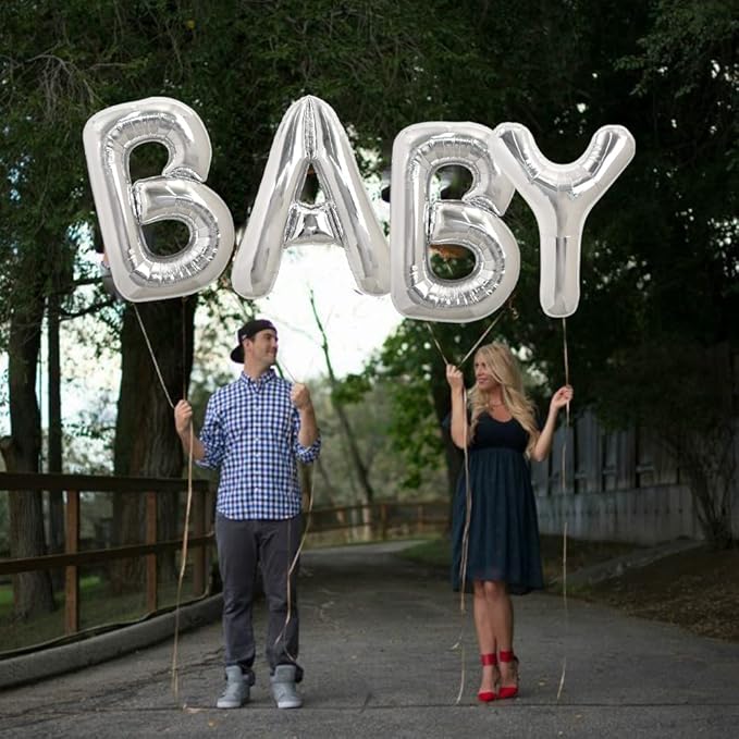 TONIFUL 40 Inch Large Silver Letter Y Balloons, Helium-Filled Foil Mylar Big Letter Balloons for 2026 New Year Eve Graduation Wedding Baby Shower Birthday Party Anniversary Decorations