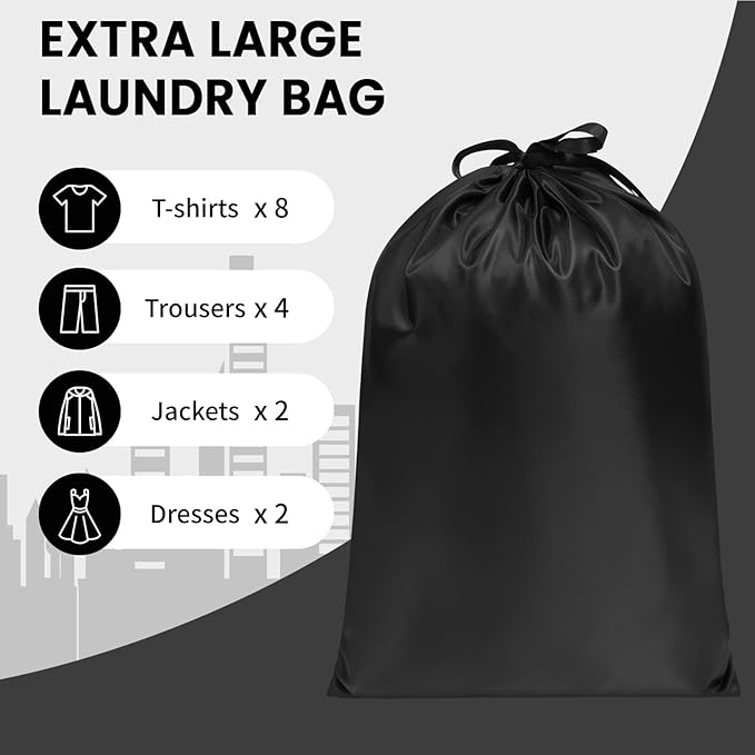 BAGAIL 6 Set Packing Cubes Luggage Packing Organizers for Travel Accessories-Black