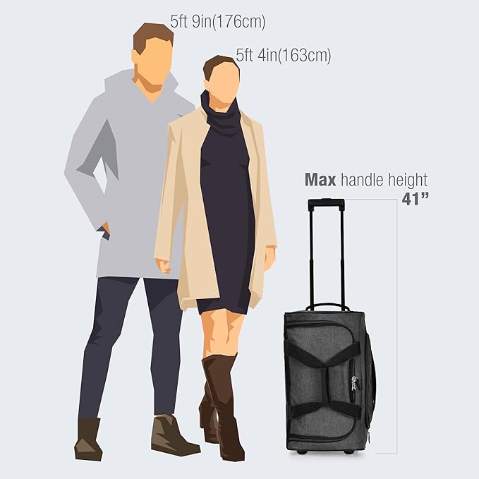 Pacific Gear Duffel Bag with Rolling Wheels