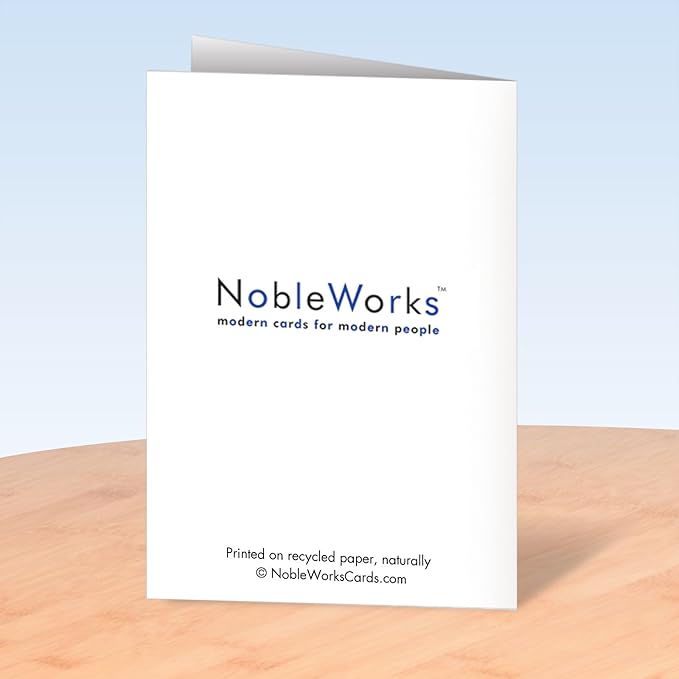 NobleWorks - 1 Awesome Birthday Greeting Card - Cartoon Art, Happy Funny Bday Note - Wish Sheep Were Women 8540