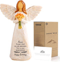 Birthday Gifts for Women,5.5'' Angel Figurine for Birthday Party Decorations,Unique Happy Birthday Gift for Mom,Sister and Best Friend