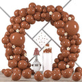 90pack Coffee Balloons Different Size 18/12/10/5 Inch Coffee Balloon Garland Arch Kit for Graduation, Wedding, Birthday, Thanksgiving Day Party, Baby Shower, Anniversary Party Decorations
