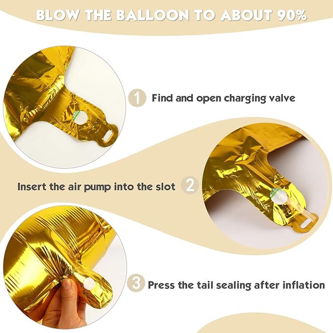 40 Inch Gold Number 1 Balloon, Giant Number 1 Balloons for 11th 12th 21st Birthday Decorations, Party Supplies for Baby Boy Girl, Gold Party Decor
