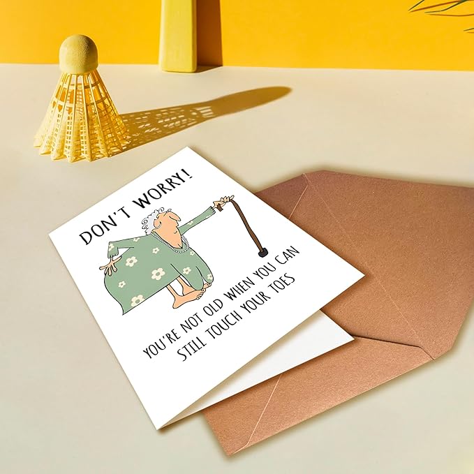 Rude Birthday Card Friendship Card for Woman, Funny Getting Older Card for Friends Bestie Family Wife, Happy Birthday Card Old Age Women, Humorous Birthday Card for Friends and Family