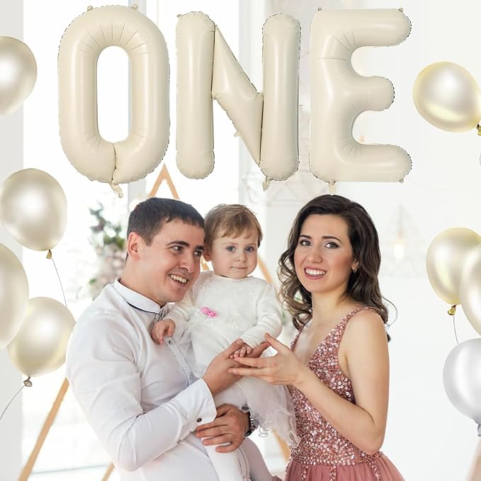 Cream Q Letter Balloons,40 Inch Letter Q Balloon Beige,Helium Custom Letter Balloon for Birthday Anniversary Party Decorations