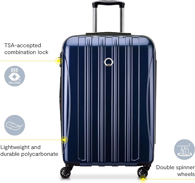 DELSEY PARIS Helium Aero Hardside Expandable Luggage with Spinner Wheels, Brushed Charcoal, 2-Piece Set (19/28)