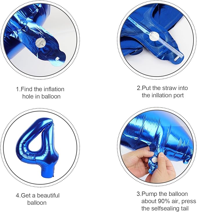40 Inch Balloons Number, Navy Blue Balloons for Birthday Party Decoration, Foil Number 0 Ballon for 0, 10, 20, 100, 2026 Celebration, Birthday, Baby Shower, Anniversary Decor