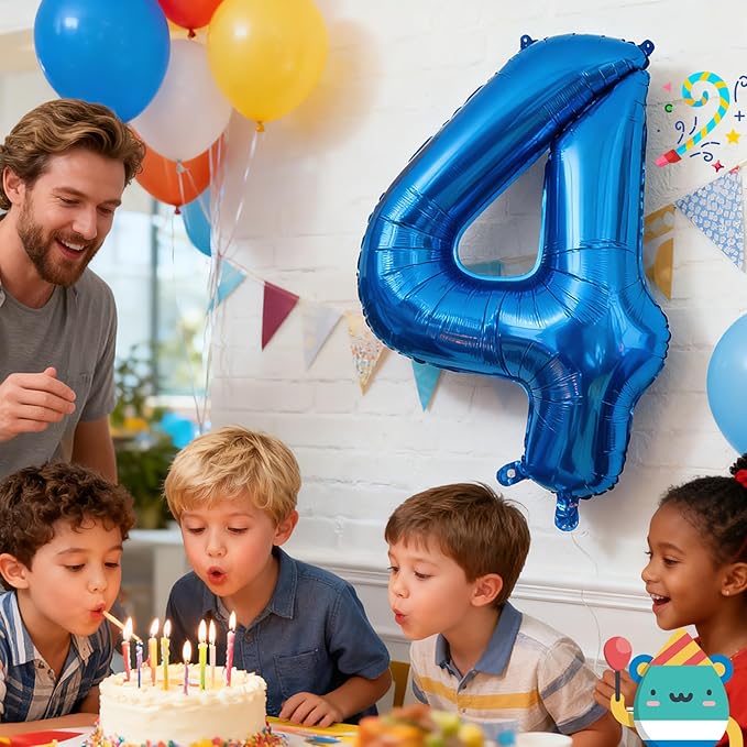 Smlpuame 40 Inch Navy Blue 0 Balloon, Blue Number Balloon 10 20 30 40 50 60 70 80 90 100 Birthday Decorations for Boys Girls Men Women, Helium Giant Foil Number 0 Balloon Blue Wedding Party Supplies
