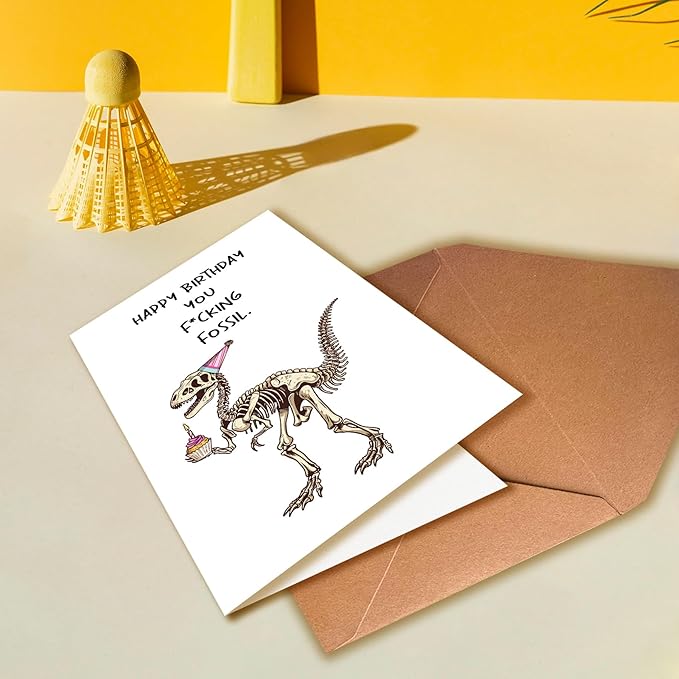 Funny Birthday Card for Old People, Sarcastic Humorous Birthday Card for Brothers and Sisters, Funny Happy Birthday Card for Him or Her, Old Age Birthday Greeting Card
