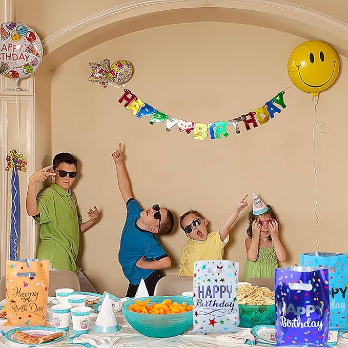Saizone 40pcs Happy Birthday Goody Bags - Party Favors for Girls & Boys