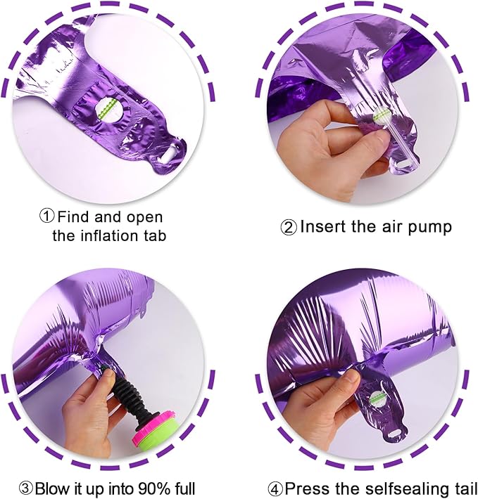 Large Purple Number 3 Balloon 40 Inch, 3 Three Wednesday Birthday Balloons,3rd 13 30 31 33 43 53 Birthday Party Decorations, Purple Birthday Parties Anniversary Graduation Supplies