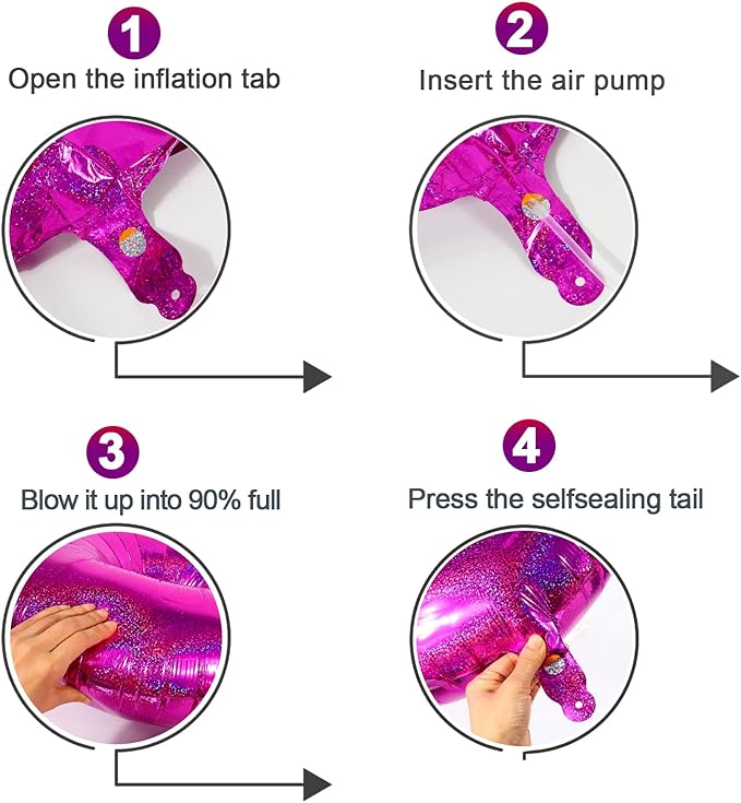 Laser Hot Pink 6 Balloon, Number Balloons 40 Inch, 6th Balloons for Birthday Decorations, Laser Hot Pink Party Supplies 6 Birthday Balloon, Number 6 Balloon