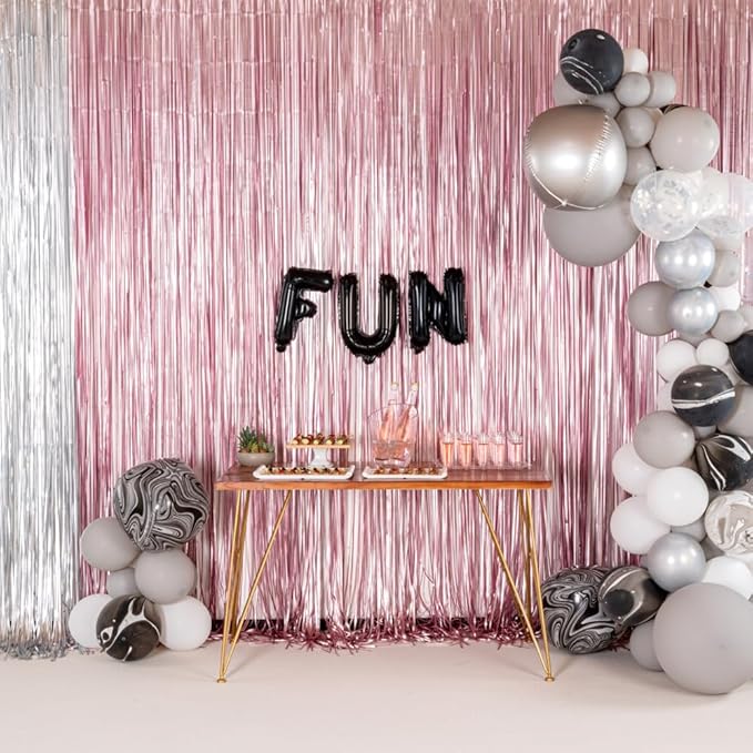 Restaurantware-Balloonify 16 Inch Letter Balloon, 1 Alphabet Party Balloon - Letter U, Self-Sealing, Black Foil Mylar Finish, Hanging Loop, Decoration For Birthday, Wedding, Or Graduation