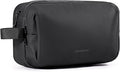 BAGSMART Toiletry Bag for Men, Travel Toiletry Organizer Dopp Kit Water-resistant Shaving Bag for Toiletries Accessories, Door Room Essentials,Black-basic