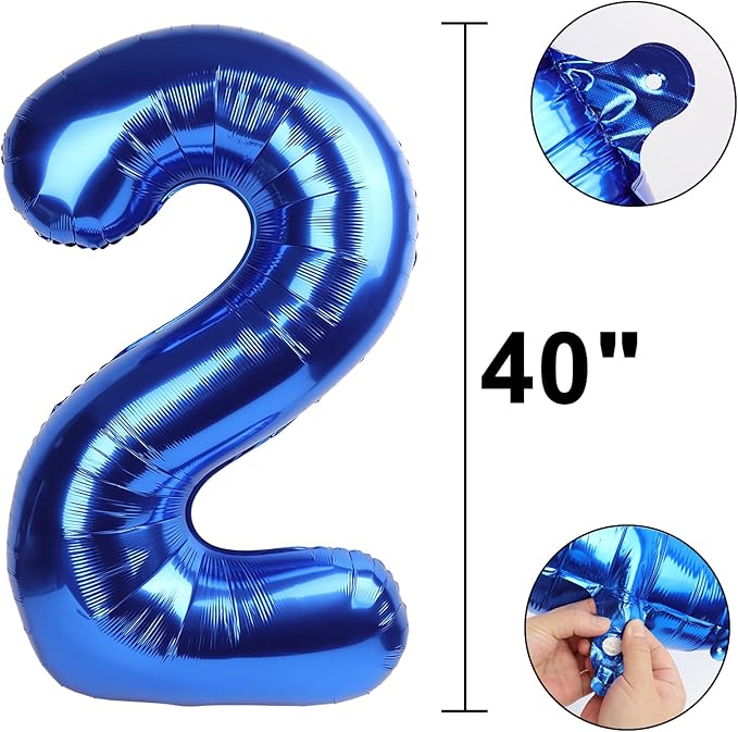 40 Inch Navy blue Number 25 Digital Balloon,Jumbo Mylar Foil Helium Balloon for 25 Balloons for Birthday Party,Wedding Anniversary Party Decorations