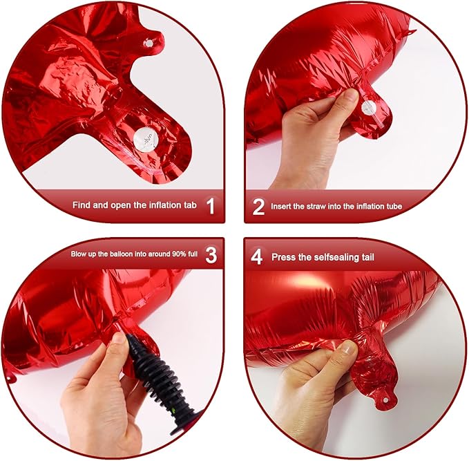 Red 40 Inch 0 Number Balloons, 0 Decorations for 10 20 30 40 50 60 70 80 90 100Birthday, Foil Giant Birthday Graduations Anniversary Party Balloons