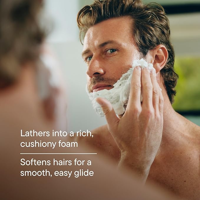 Harry's Plus Starter` Shaving Kit for Men - Premium Handle, 5 Razor Blade Cartridges, Foaming Shave Gel, and Travel Blade Cover - Advanced Pivoting System - Moss