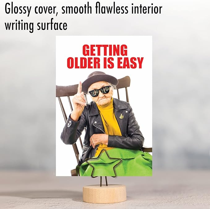 NobleWorks Humorous Birthday Greeting Card with 5 x 7 Inch Envelope (1 Card) BdayOut Of The Chair C8222BDG