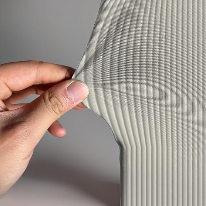Beige Ripples Pattern Arch Backdrop Cover for Birthday Party Wedding Baby Shower Decorations Chiara Backdrops Arched Wall Frame Stands Covers Props GP-455 2.5ft * 6ft