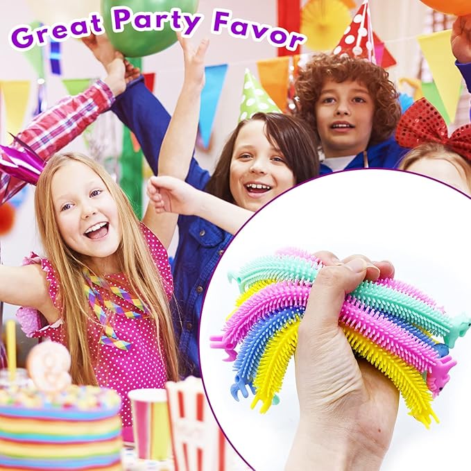 20 Pack Stretchy String Fidget Toys,Sensory Fidget Stretch Toys,Sensory Noodle Strings for Kids Adults Stress Relief,Party Favors