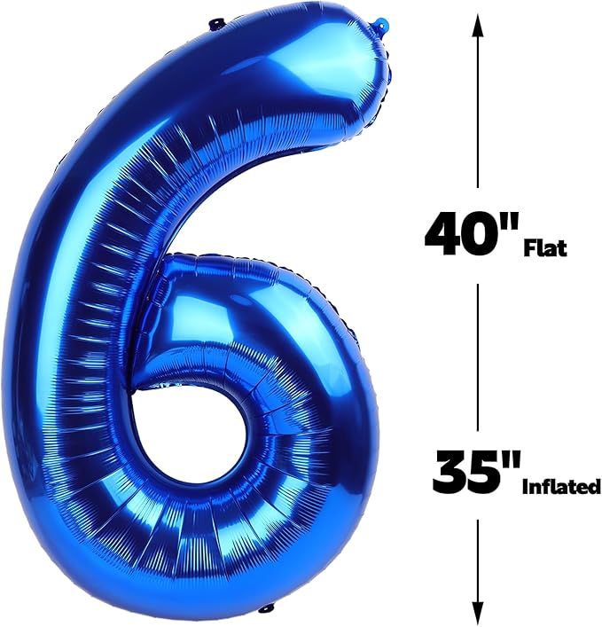 Giant Navy Blue 26 Balloon Number 40 Inch, 26 Number Balloons Birthday Supplies, 26 Year Old Birthday Party Celebration, 26 Balloons Graduations Anniversary Decorations