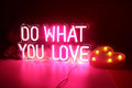 LED Neon Sign Night Light for Wall Party Décor Bedroom Room Bar Wedding Home Birthday Art Decoration Christmas with USB Chain Light modulator 5v (lets party blue)