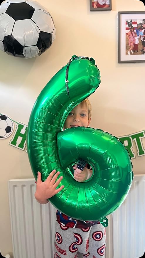40 Inch Dark Green Number 8 Balloon, Giant 8 Number Balloons for 8th Birthday Decorations, Party Supplies for Baby Boy Girl, Dark Green Party Decor