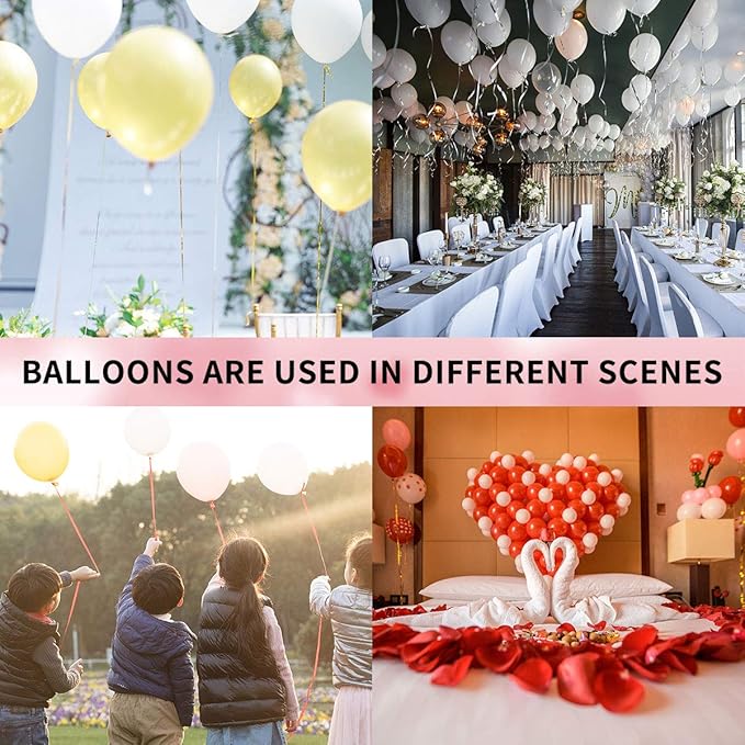 36 Inch Giant Round Balloons Macaron Blue 6 Packs Latex Balloons for Photo Shoot Wedding Baby Shower Birthday Party Decorations