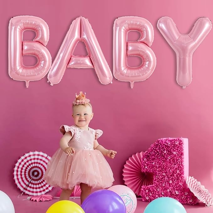 TONIFUL 40 Inch Large Pink Letter Y Balloons Giant Foil Mylar Alphabet Balloon for Birthday Party Anniversary Baby Shower Wedding Supplies Decorations