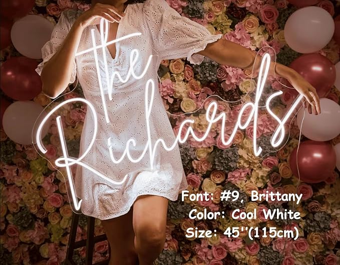 Custom Neon Sign Personalized Neon Signs Customizable RGB LED neon name signs for wall decor Party Wedding Neon Light Birthday