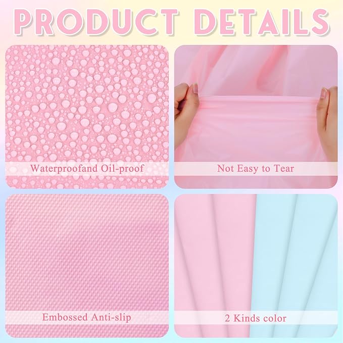 mwellewm 6 Packs Gender Reveal Table Cloths, Disposable Plastic Pink and Blue Tablecloth Rectangle Pastel Table Covers Decoration for Boy or Girl Baby Shower Birthday Party Unicorn Princess Ice Cream