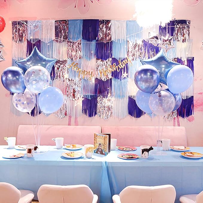 Gold Tissue Paper Tassel DIY Hanging Paper Decorations Party Garland for Parties, Weddings, Festivals, Baby Showers (GOLD 35CM)
