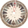 Christmas Tree Tree Skirt Xmas Tree Mat Christmas Tree Ornaments Decorations Holiday Party Indoor Outdoor 48"