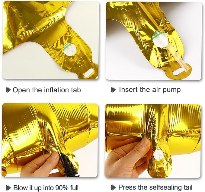 40 Inch Gold Balloon Number 2 Giant Two Balloon Number Birthday Decorations, 2nd 12 20 21st Party Celebration Decorations Digital Balloon Wedding Anniversary Party Supplies