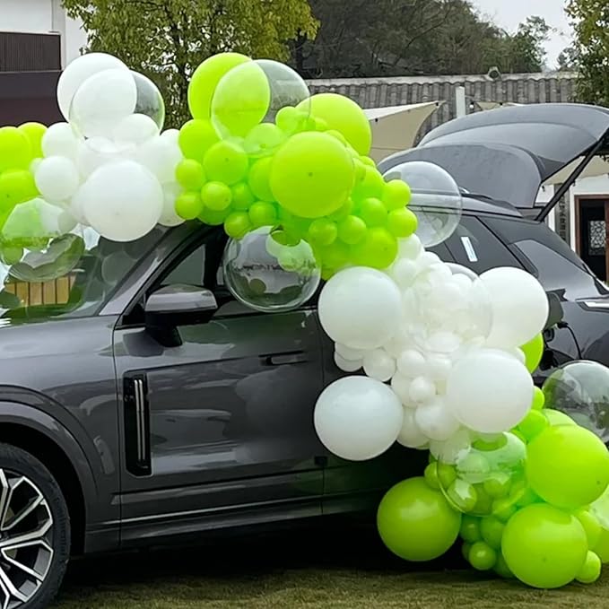 90pack Lime Green Balloons Different Size 18/12/10/5 Inch Lime Green Balloon Garland Arch Kit for Graduation, Wedding, Birthday, Christmas, Baby Shower, Anniversary Party Decorations