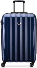 DELSEY PARIS Helium Aero Hardside Expandable Luggage with Spinner Wheels, Blue Cobalt, Checked-Medium 24 Inch